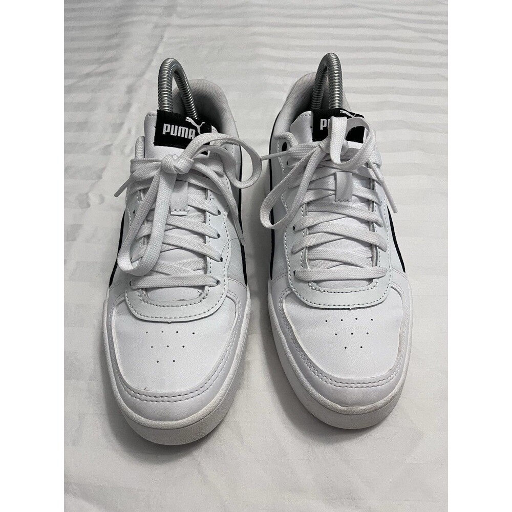 PUMA Skye Womens Shoes Size 7.5 White Black Casual Sneakers 374764-02